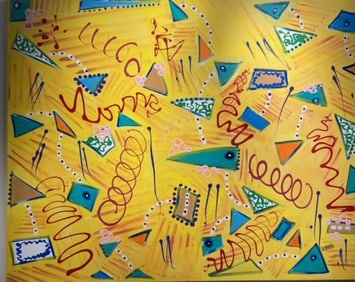 Kimm Byers "Happy GPS" Signed Original