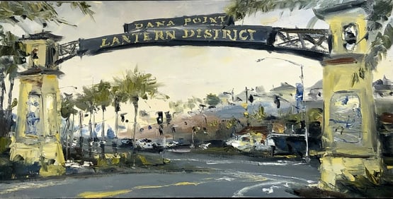 Jorn Fox (Lantern District - Dana Point, CA) Signed Original Oil on Canvas