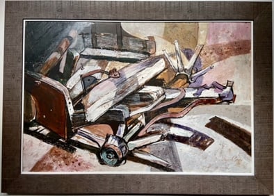 Wayne La Com "End of the Trail" Circa 1962 Signed Original