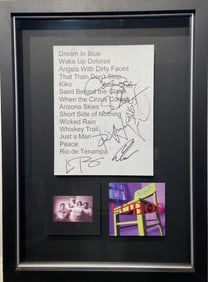 Los Lobos "Kiko Setlist" Signed By Original Band