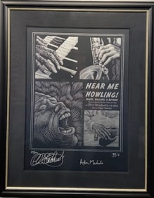 Strachwitz and Machado "Hear Me Howling!" Signed LE