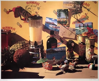 Scott Martin Moore "Wish You Were Here" Signed Lithograph LE