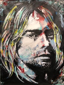 Yasemen Asad "Kurt Cobain" Signed Original