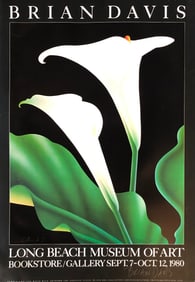 Brian Davis "Calla I" Signed Lithograph