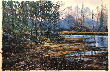 Michael Schofield "Autumn by the Creek" Signed Seri AP