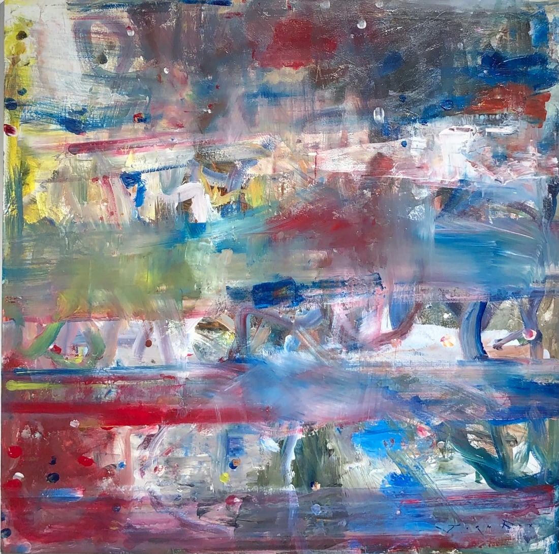 Jorn Fox (Untitled - Abstract) Signed Original Acrylic (1 of 7)