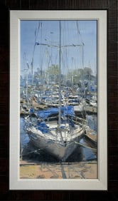 Jorn Fox (Untitled - Nautical) Signed Original Oil