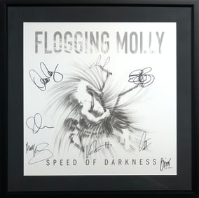 Flogging Molly "Speed Of Darkness" Signed Lithograph LE