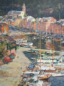Henri Plisson "Portofino" Signed Serigraph LE
