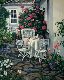 Susan Rios "With My Friends" Signed Serigraph PP - Realist