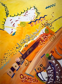 Kimm Byers "Balance + Release" Signed Original Acrylic - Abstract