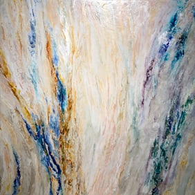 Barbara Owens "Destination Unknown" Signed Original Arcylic