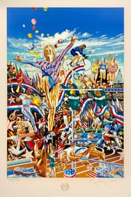 Hiro Yamagata "Summer Olympic Games" Signed Seriograph LE