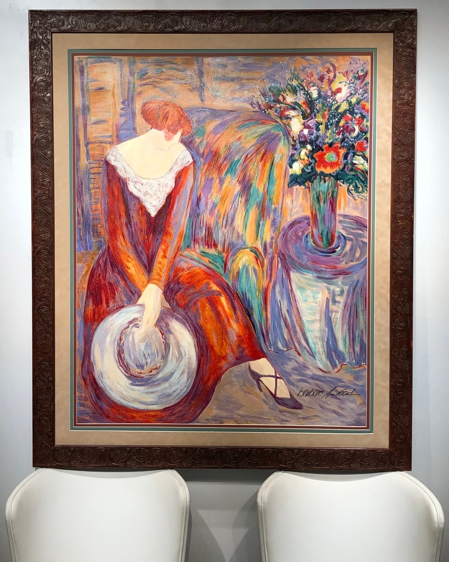Barbara Wood "Taffeta and Lace" Signed Serigraph AP (1 of 5)