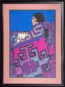 Amado Pena  "Colcha Series Maria" Serigraph