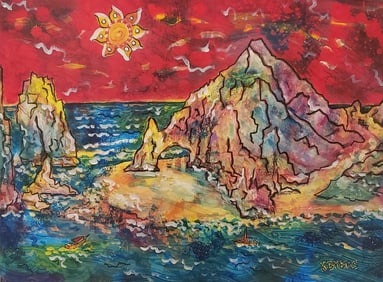 Kimm Byers "CABO Treatment" 2015  Original Acrylic