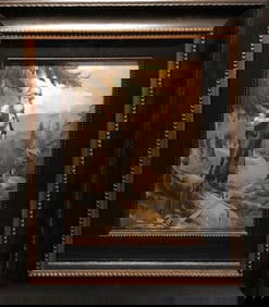 Winslow Homer, In the Style Of, Watercolor Framed