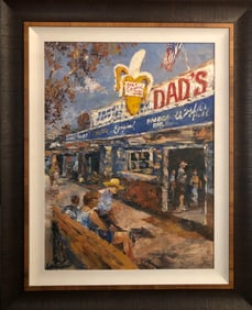 Jorn Fox Impressionist Signed Original Oil on Canvas