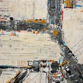 Barbara Owens "Rebel Rebel I" Signed Original Acrylic