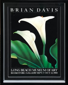 Brian Davis "Calla I" Signed Lithograph