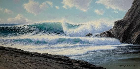 Dave Dalton "Clear And Cold" Signed Original Oil