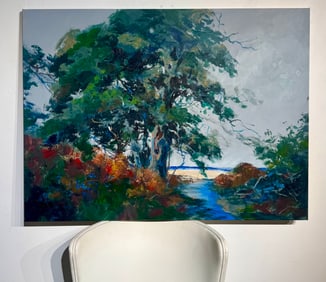 Michael Schofield "The Tree by the Sea" Original on Canvas