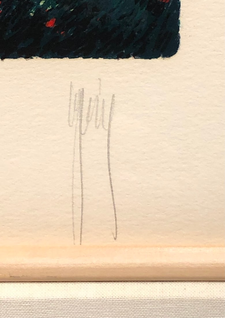 Mark King "Ike's Pond" Signed Serigraph LE - 6