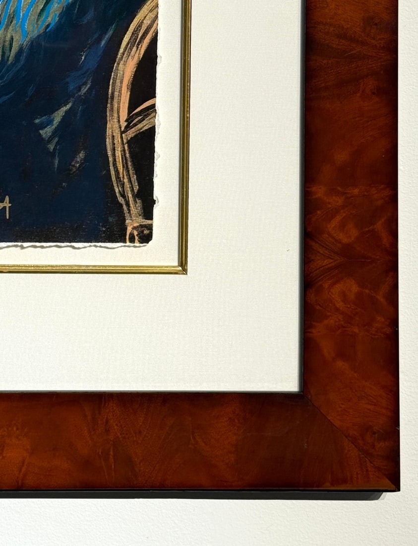 Guy Buffet "Billiards" Signed Serigraph LE - 7