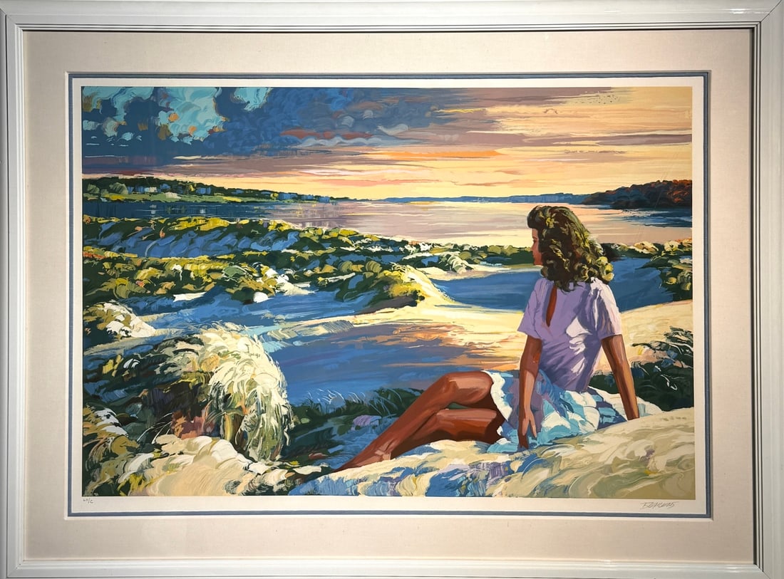 Howard Behrens "Summer Sunset" Signed Serigraph LE: Artist: Howard Behrens Title: Howard Behrens "Summer Sunset" Signed Serigraph LE Medium: Serigraph on Paper Limited Edition: LII/C Art Dimensions: 42.0 x 56.0 x 2.0 inch ARTIST BIO: Howard Behrens