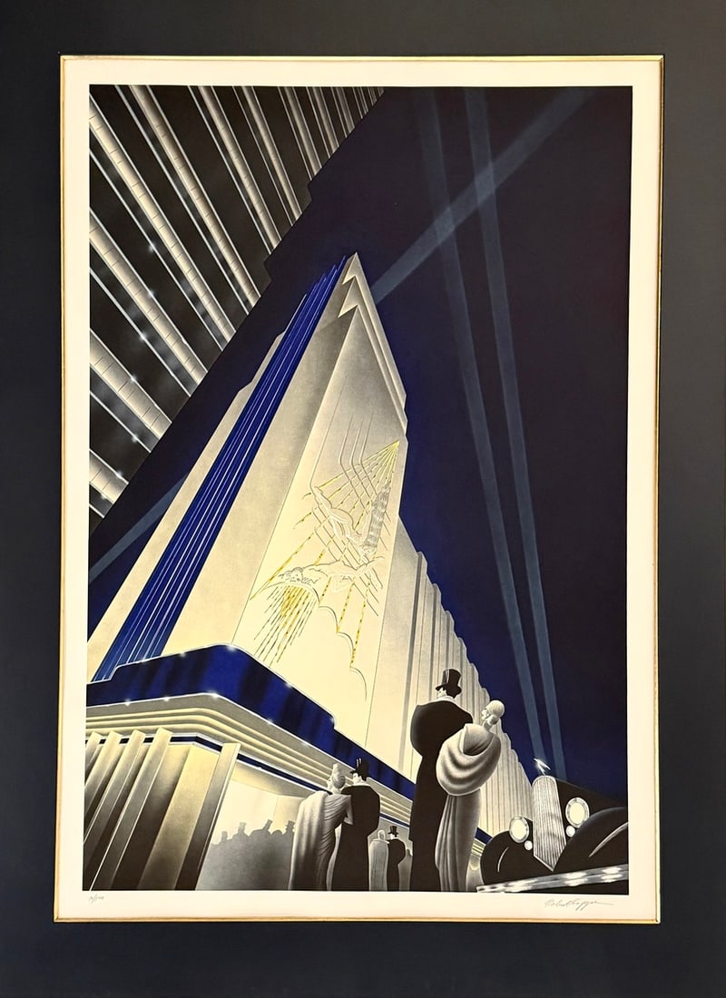 Robert Hoppe "Opening Night" Signed Serigraph LE: Artist: Robert Hoppe Title: Robert Hoppe "Opening Night" Signed Serigraph LE Medium: Serigraph on Paper Limited Edition: 10/140 Art Dimensions: 33.0 x 23.0 x 1.0 inch ARTIST BIO: Glamorous dream
