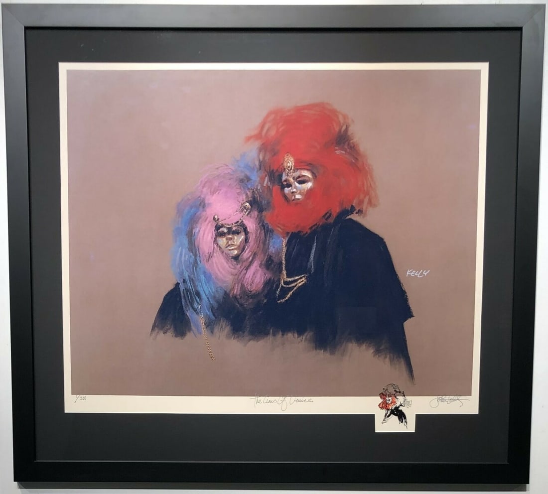 John Kelly "The Lions of Venice" Signed Litho LE (1 of 10)