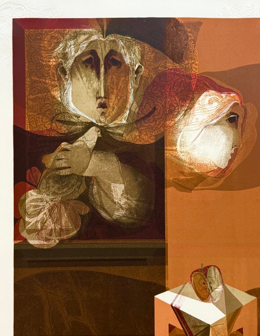 Sunol Alvar "Cantos Ceremoniales" Signed Serigraph LE - 2