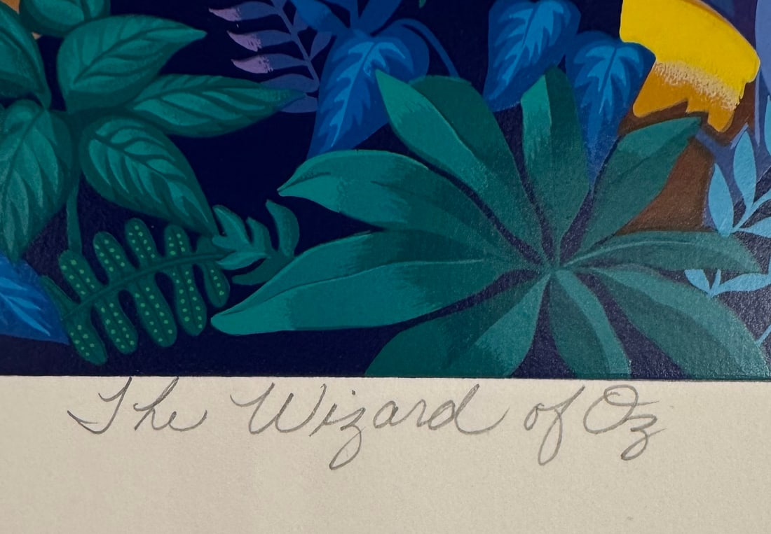 Melanie Taylor Kent "Wizard of Oz" Signed Serigraph LE - 4