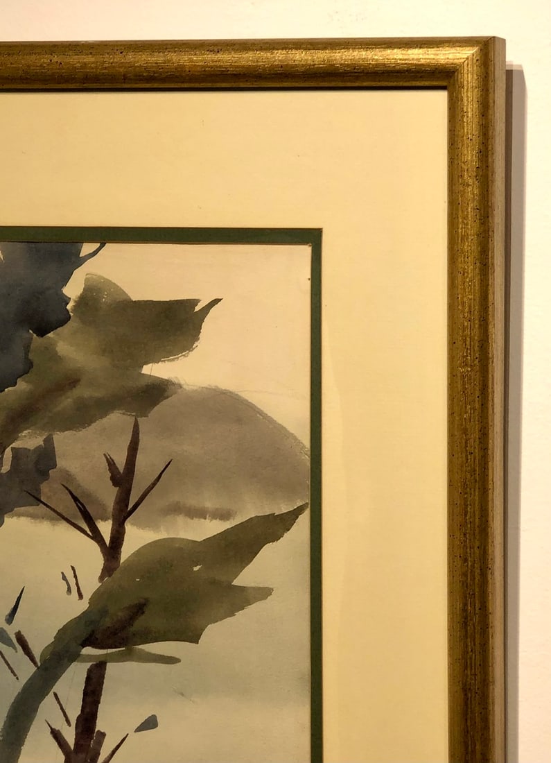 George Post (Untitled - Landscape) Signed Original Watercolor - 6