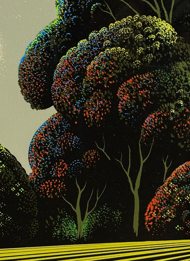 Eyvind Earle (Signed) "Autumn" Serigraph LE Landscape - 4