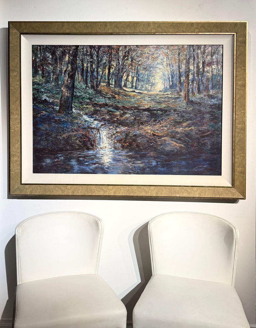 Michael Schofield (Impressionist - Landscape) Signed Embellished Canvas Transfer - 2