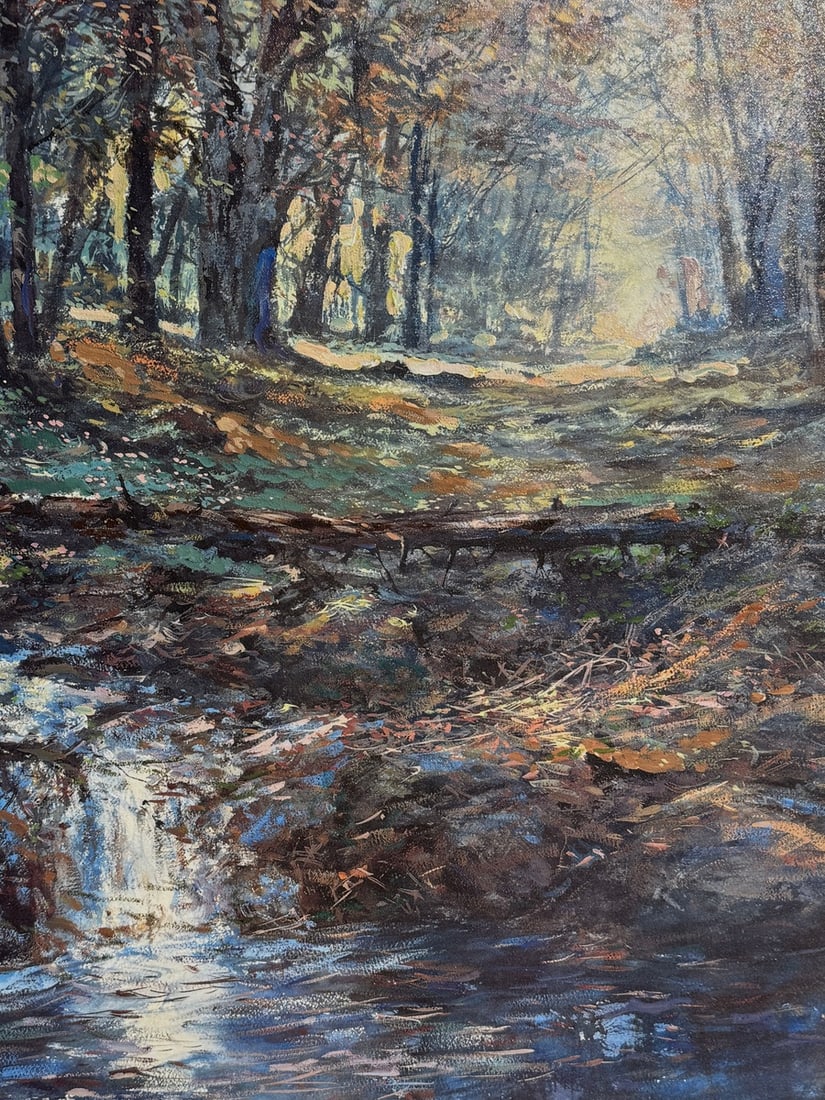 Michael Schofield (Impressionist - Landscape) Signed Embellished Canvas Transfer - 4