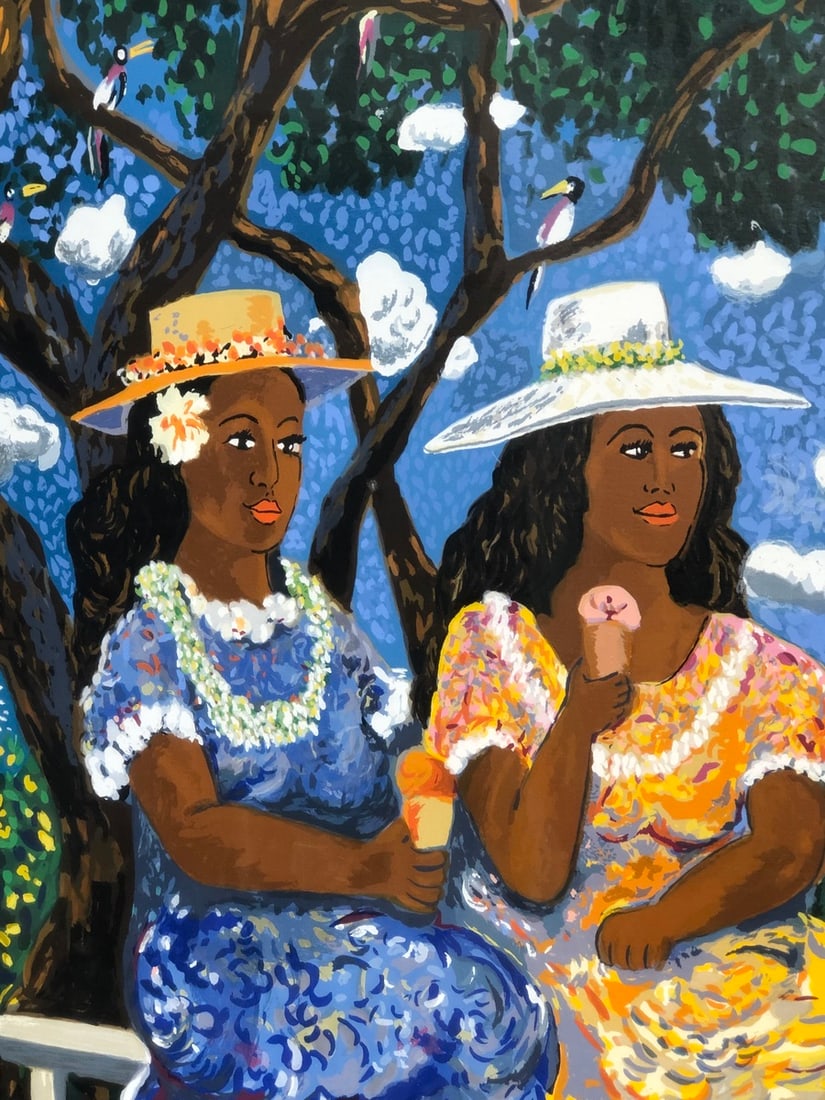 Guy Buffet "Honolulu Shaved Ice" Signed Serigraph LE - 4