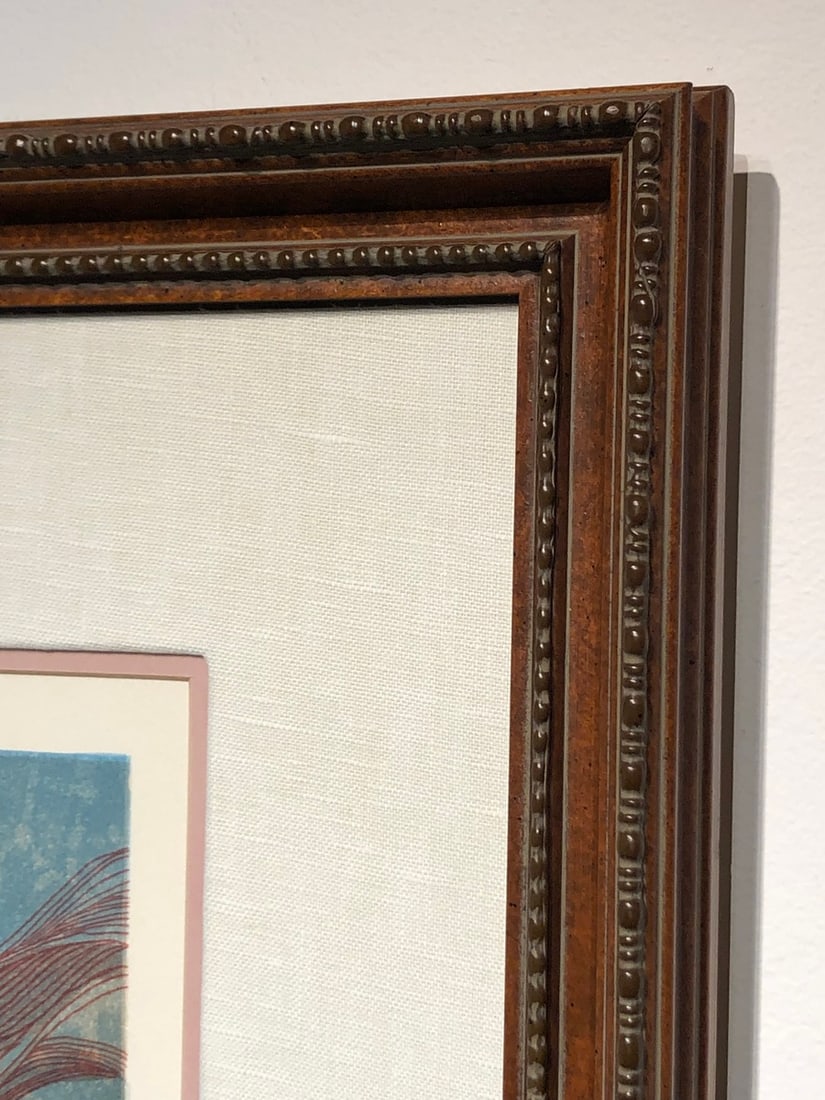 Sunol Alvar "Les Musiciens De La Balustrade" Signed Embossed Serigraph LE - 8