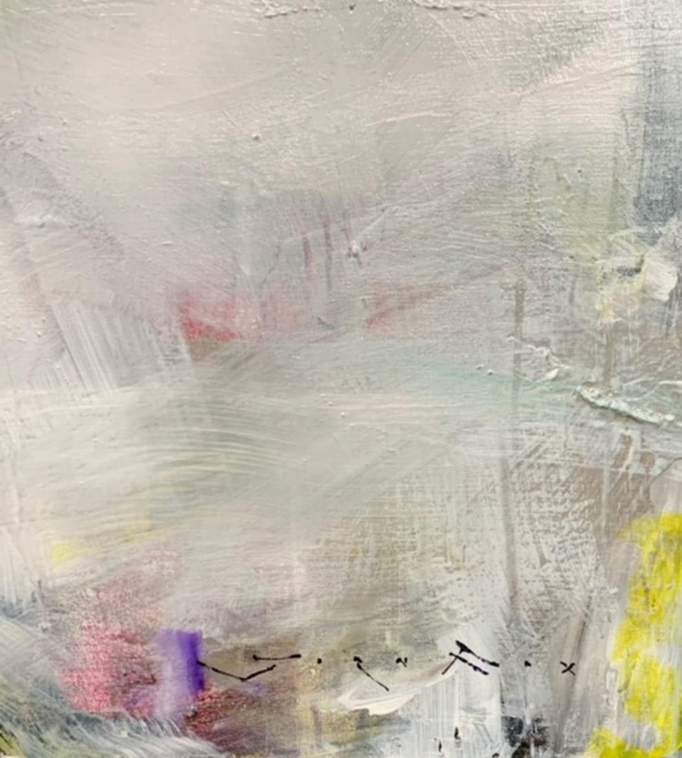 Jorn Fox Abstract Signed Original Oil and Acrylic (1 of 4)