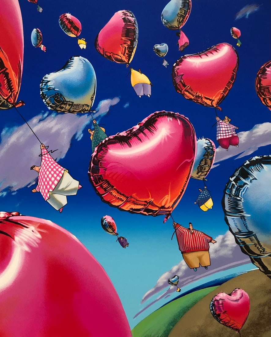 Robert Barber "Getting Carried Away" Signed Seri LE - 2