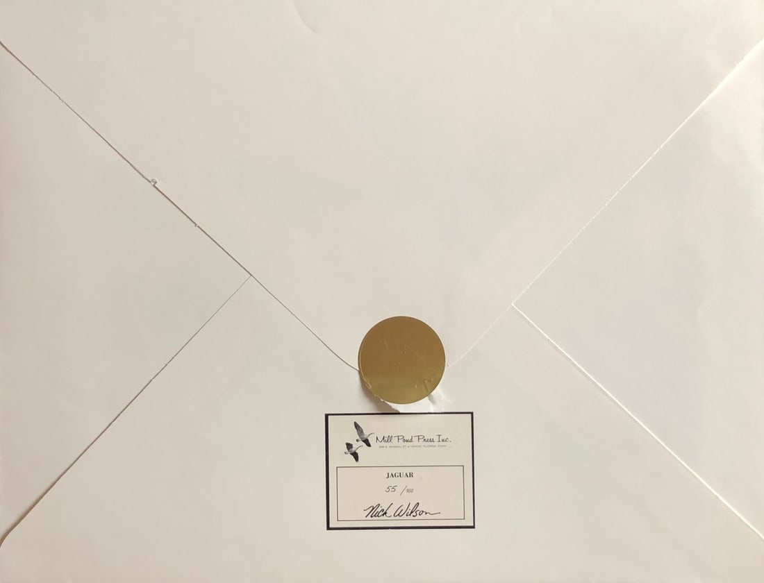 Nick Wilson "Jaguar" Signed Lithograph - 5