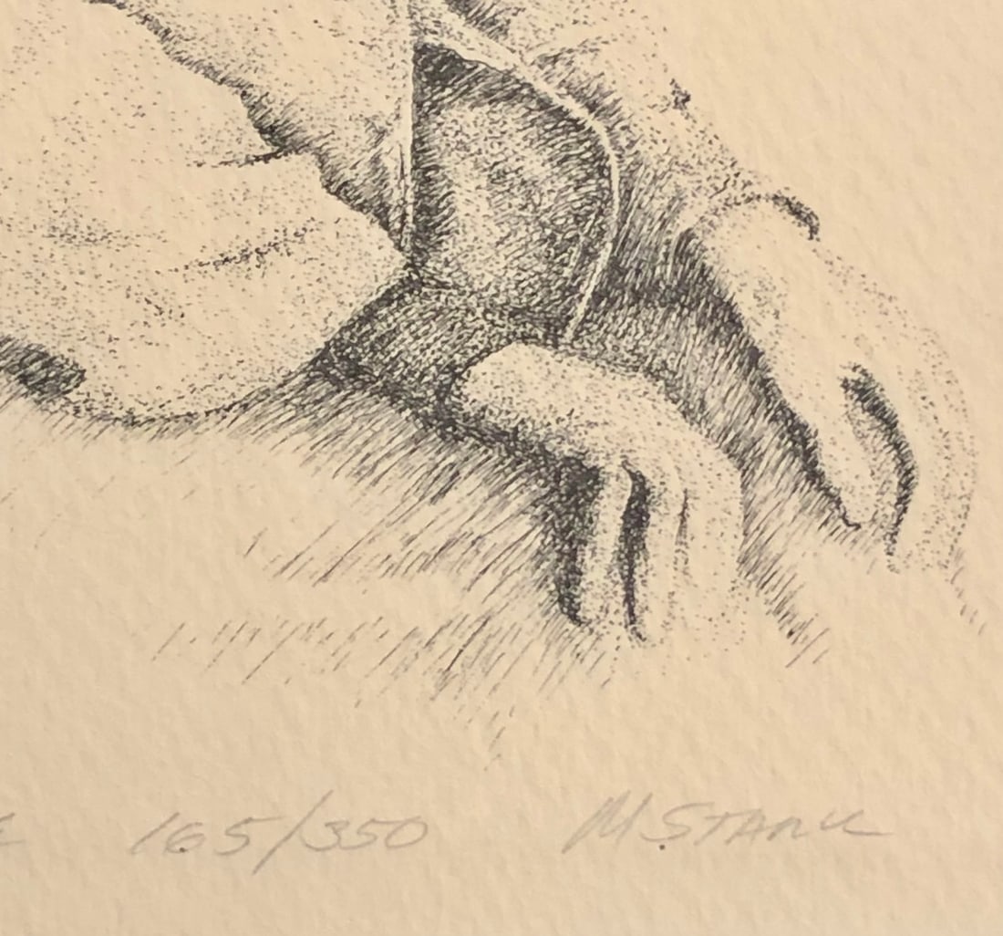 M. Stark "Patience, With Time" Signed Lithograph - 6