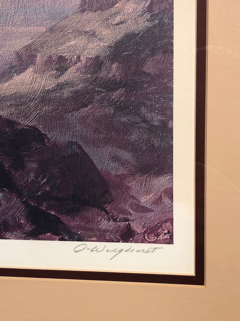 Olaf Weighorst "Drifting" Signed Lithograph LE - 4