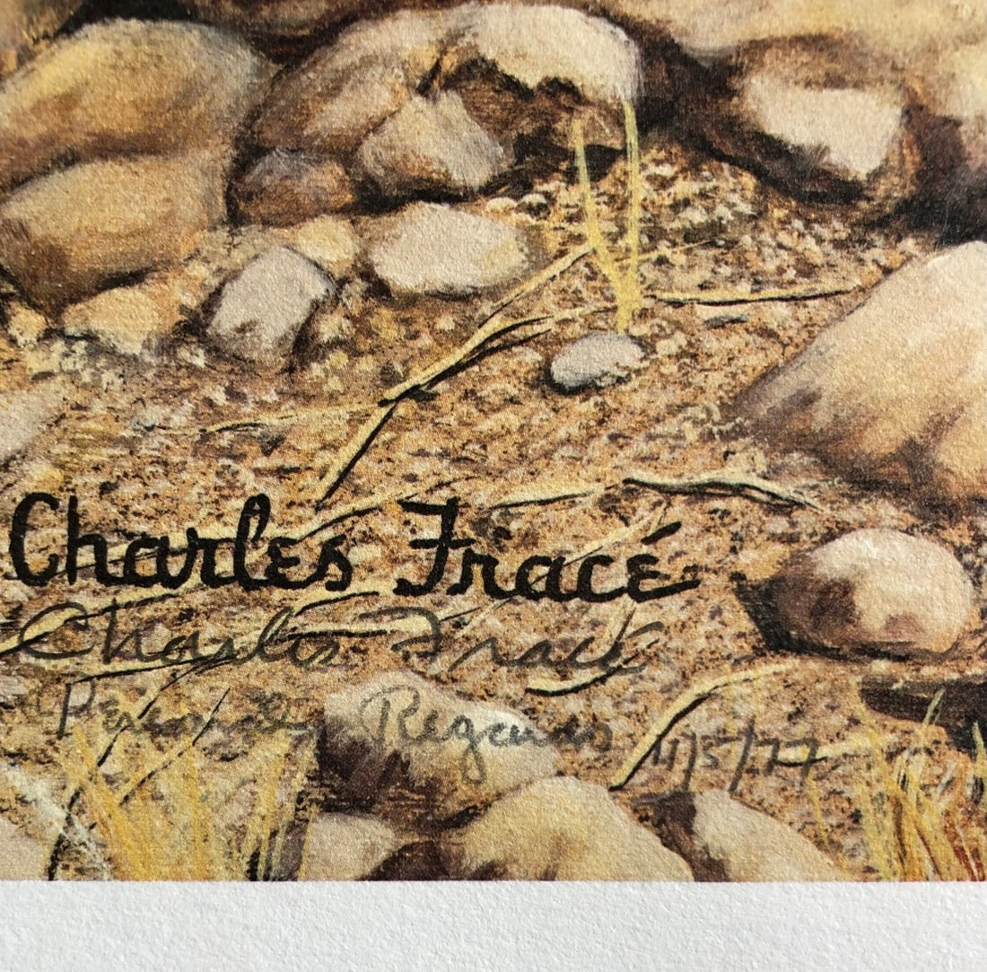 Charles Frace "Ocelot Kittens" Signed Lithograph LE - 3