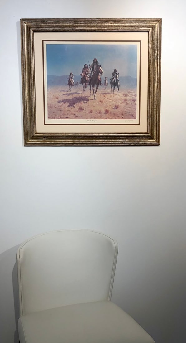 Olaf Wieghorst "Apache Renegade" Signed Lithograph LE - 2