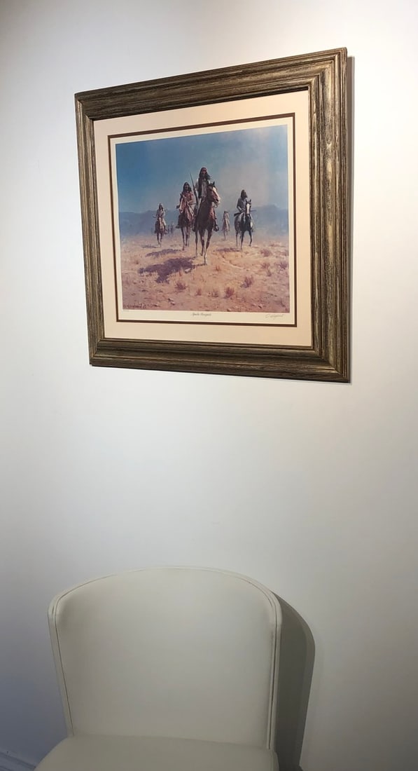 Olaf Wieghorst "Apache Renegade" Signed Lithograph LE - 3