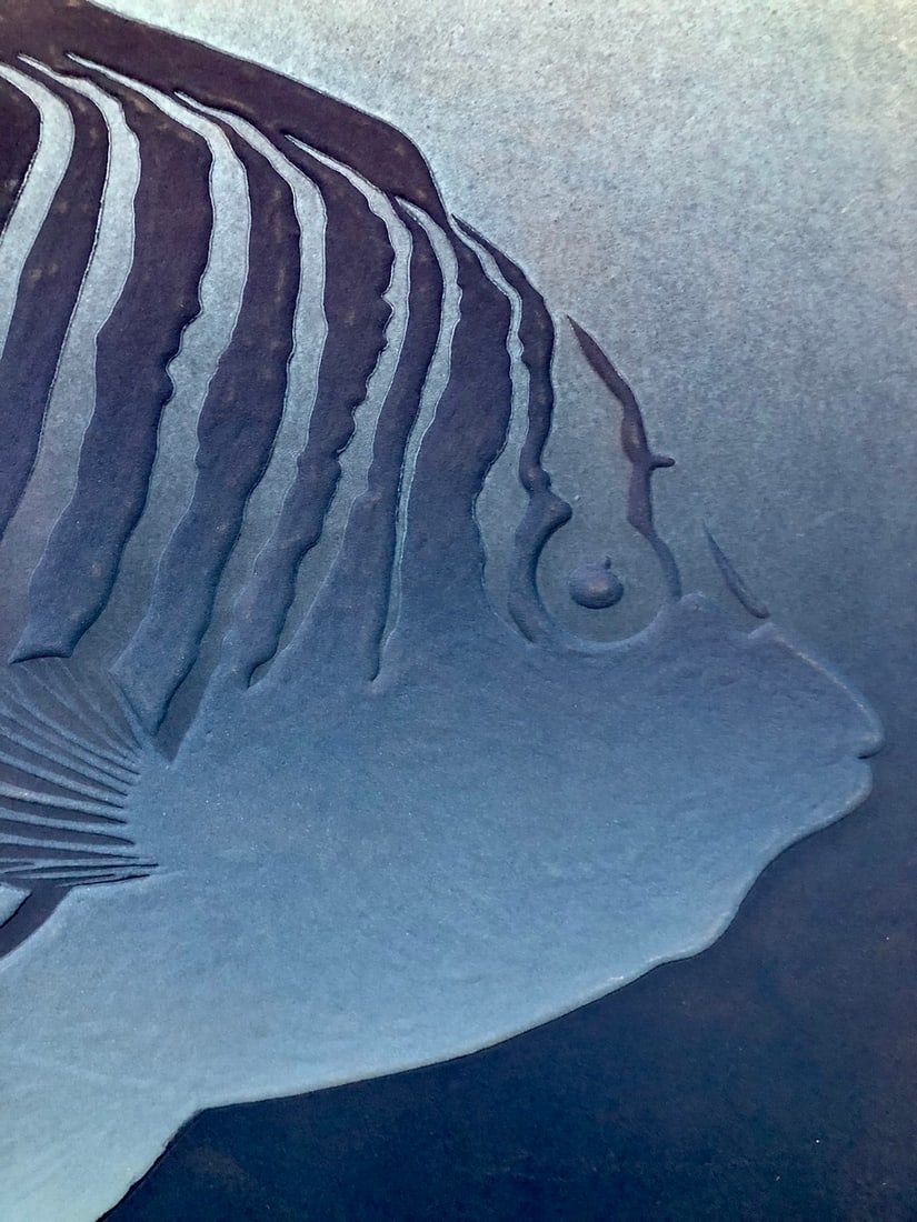 Mark MacQuiddy "Angel Ghost" Embossed Serigraph Original - 2