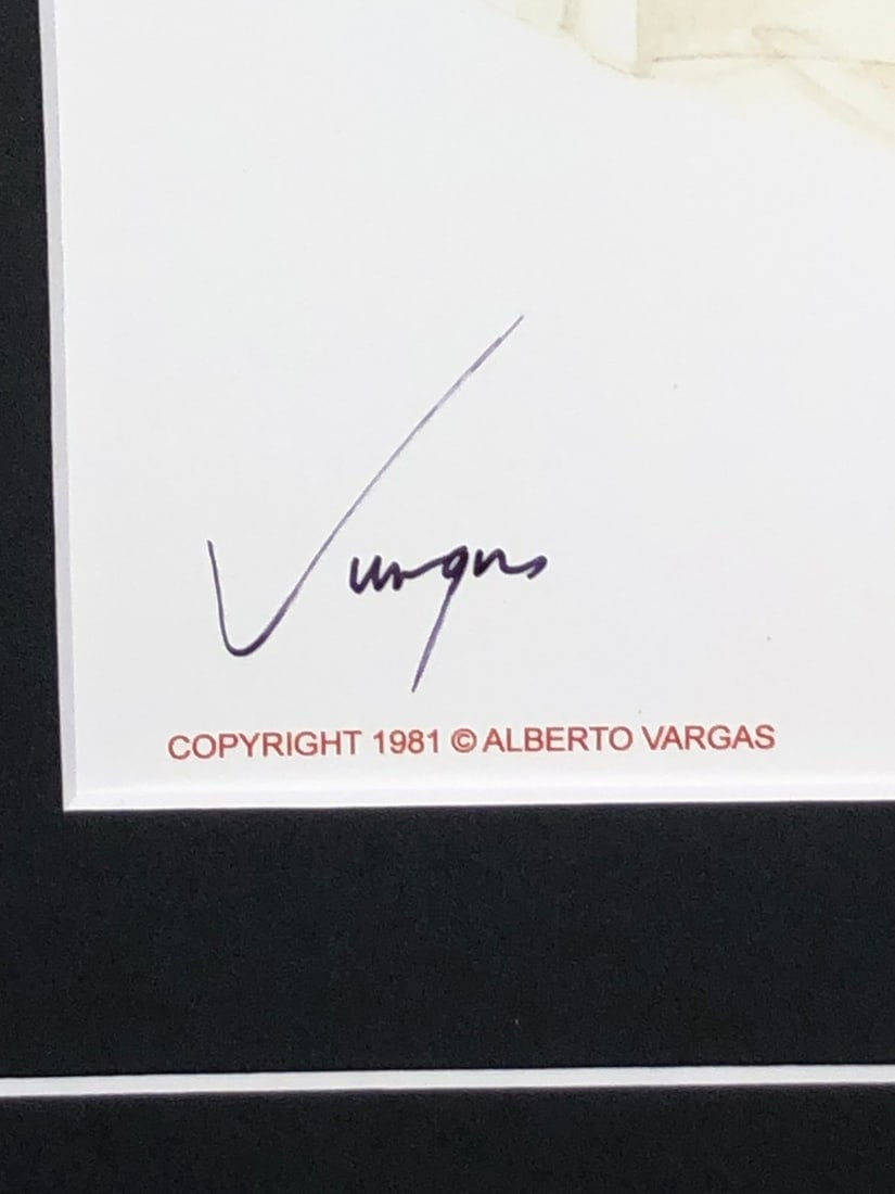 Alberto Vargas "Reclining Bride" Hand-Signed Lithograph (1981) - 4