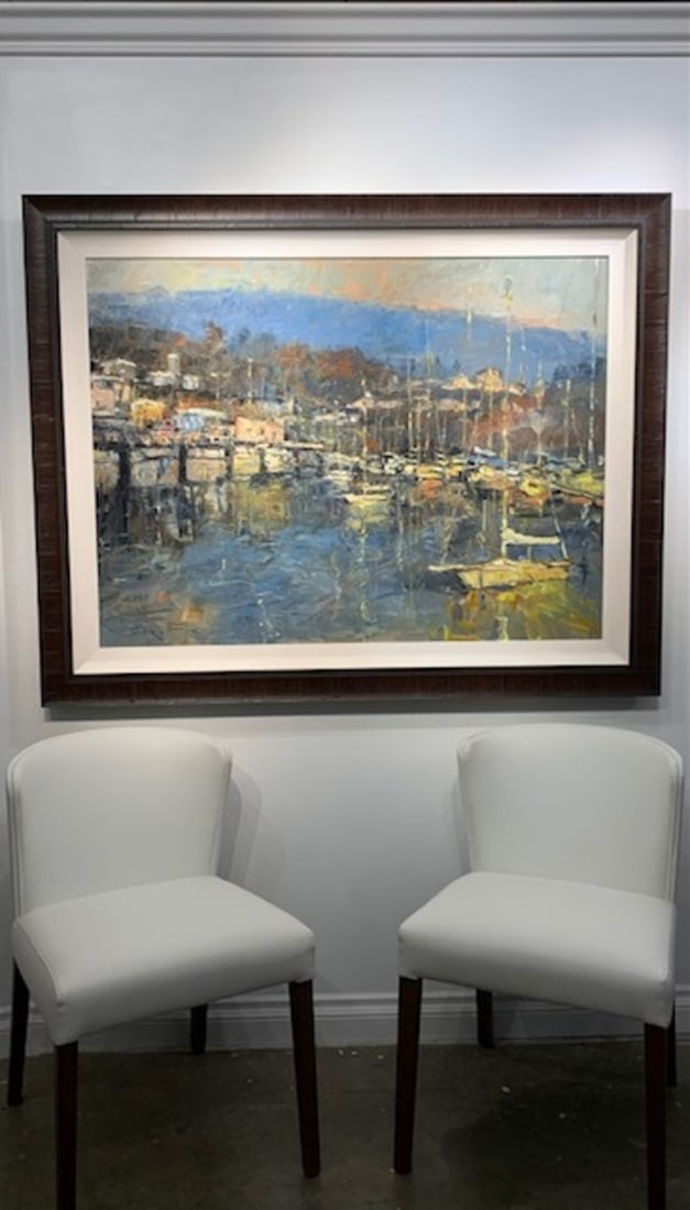 Jorn Fox Impressionist Signed Oil on Canvas - 2